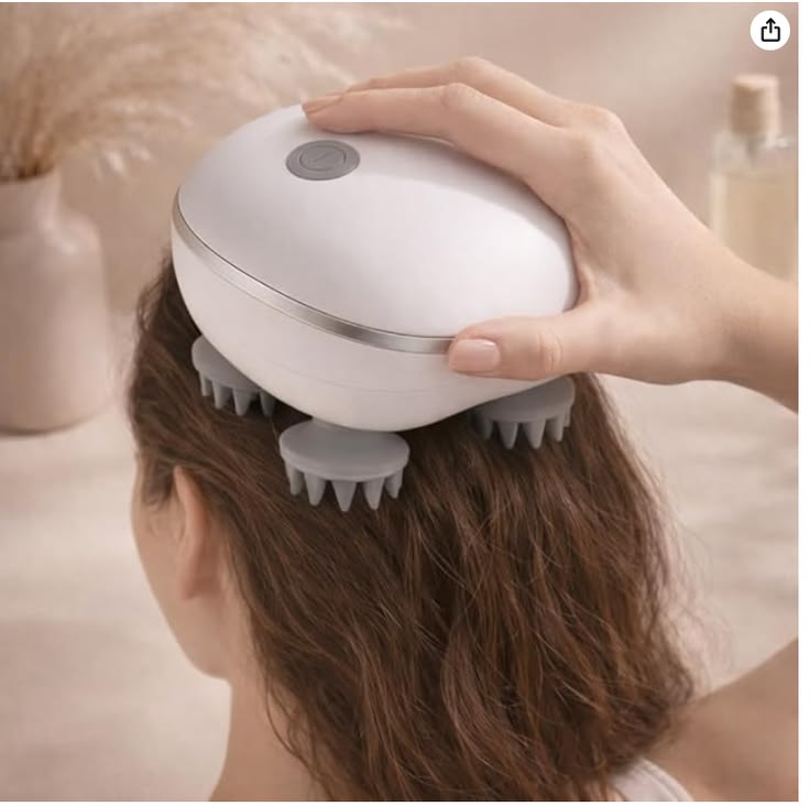 USB Rechargeable Samart Scalp Haed Massager Stress Relief Device