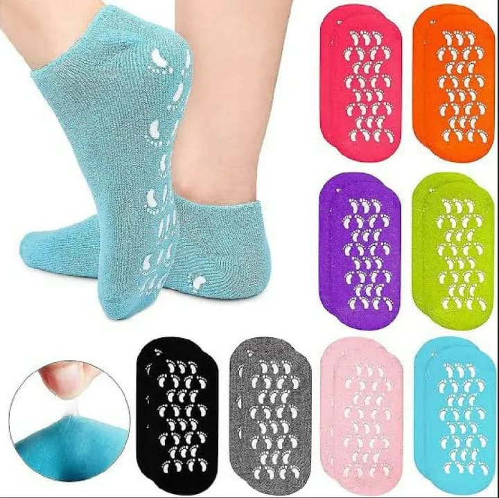 SPA Jell Silicone Socks Moisturizing Sock Silicone Heel Sock