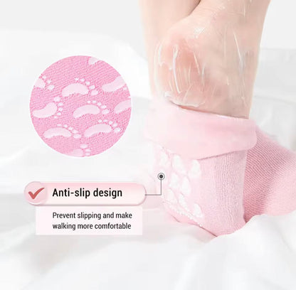 SPA Jell Silicone Socks Moisturizing Sock Silicone Heel Sock