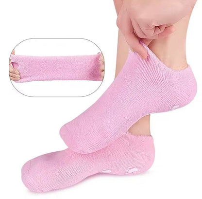 SPA Jell Silicone Socks Moisturizing Sock Silicone Heel Sock