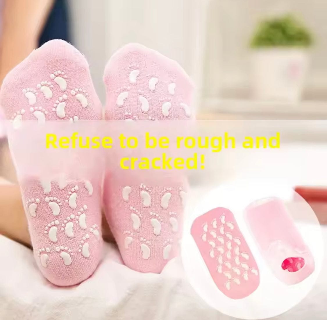 SPA Jell Silicone Socks Moisturizing Sock Silicone Heel Sock