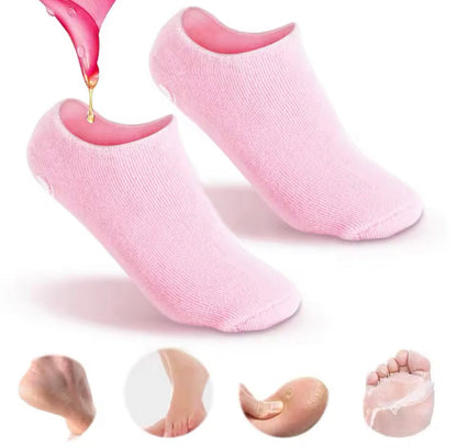 SPA Jell Silicone Socks Moisturizing Sock Silicone Heel Sock