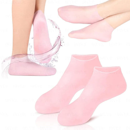SPA Jell Silicone Socks Moisturizing Sock Silicone Heel Sock