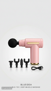 Gun Massager Powerful Deep Tissue Percussion Muscle Relaxation Device