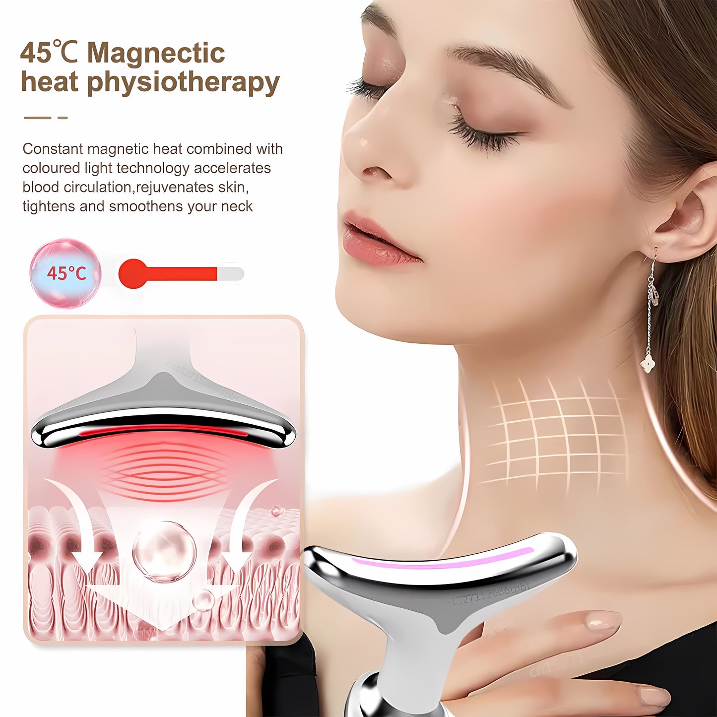 Anti Wrinkle Skin Tightening and Face Lifting Massager