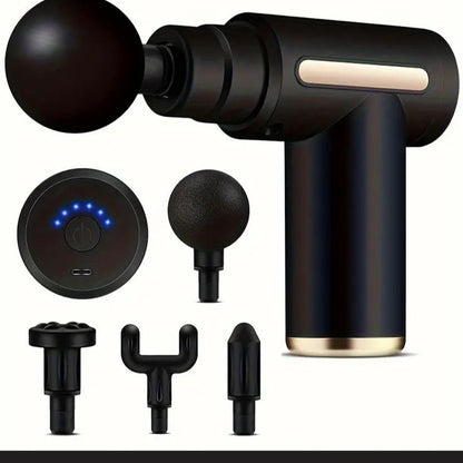 RelaxPro™ Deep Relief Massage Gun Full Body Pain Therapy for Men & Women Rechargeable & Silent Power