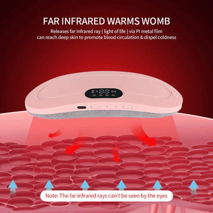 2-in-1 Period Pain Relief Belt & Heating Massager