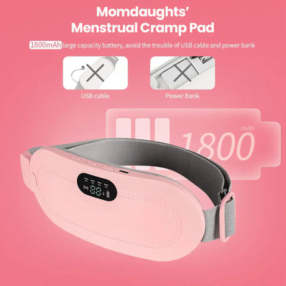 2-in-1 Period Pain Relief Belt & Heating Massager